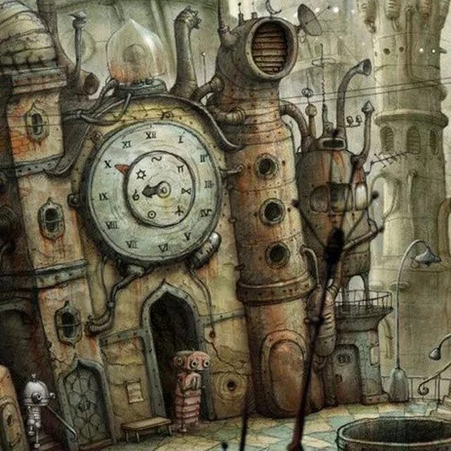 Машинариум дориани. Machinarium 2. машинариум герои. машинариум артбук. машинариум кот.