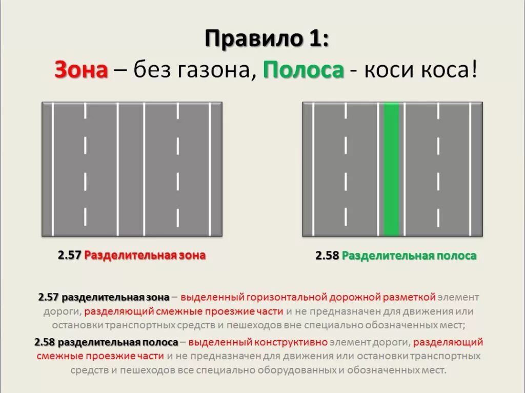 Тех полоса на дороге. Разделительная полоса и разделительная зона. Полосы движения и проезжая часть. Разделительная полоса ПДД. Дорога с разделительной полосой ПДД.