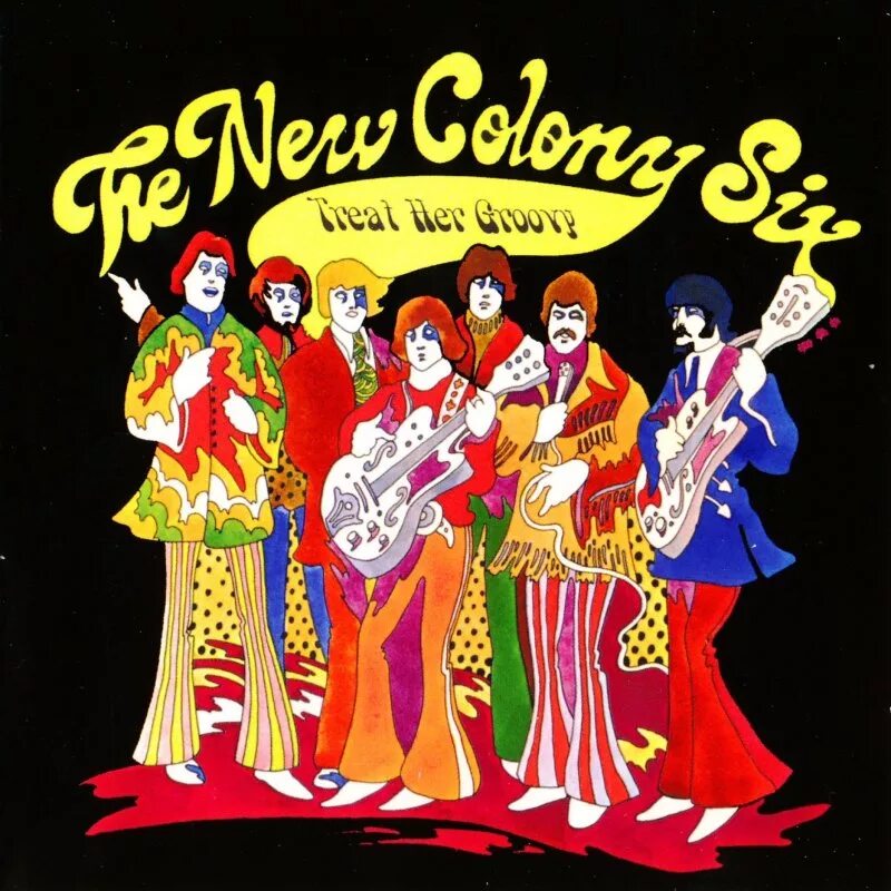 The new six группа. The New Colony Six. New Colony Six Band. 1969 Us New Colony Six attacking a Straw man. Крутые обложки дисков.