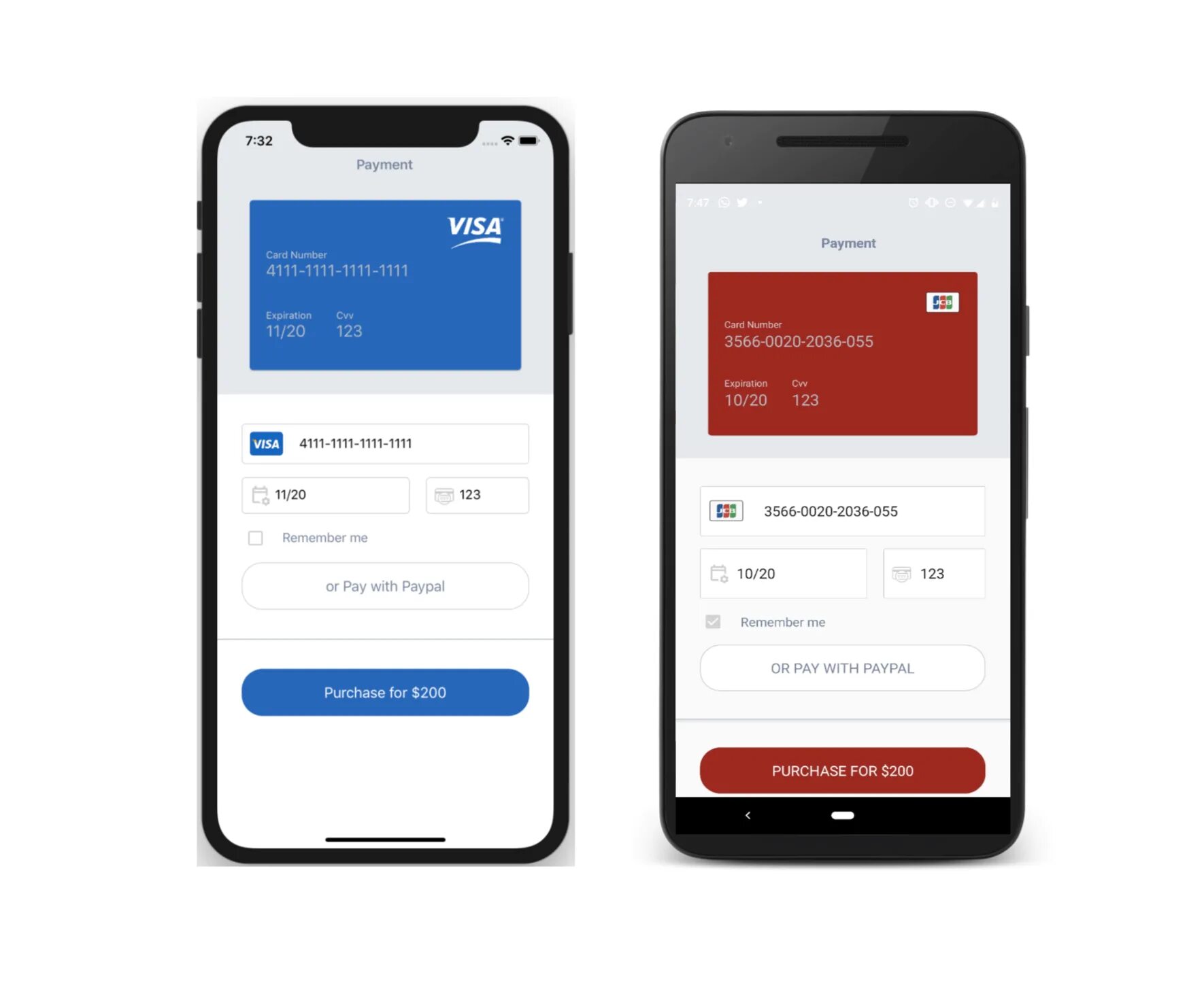 Visa app