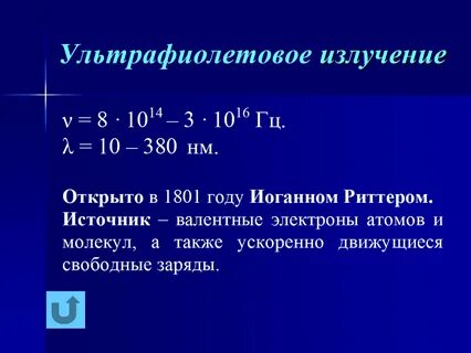 Презентация излучение
