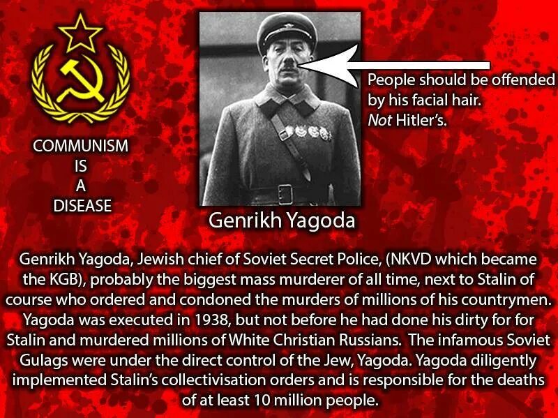 Ягода нарком НКВД. Jewish Stalin.