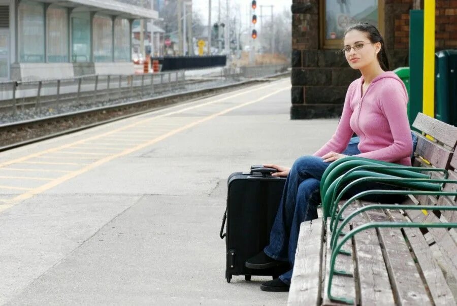 When you go to the station