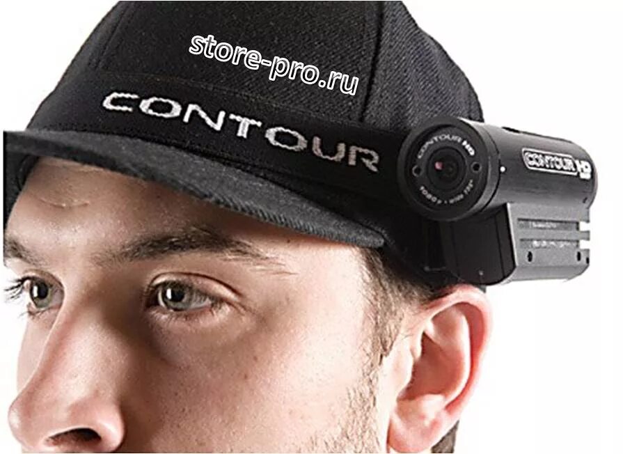 Contour 3610 (Headband Mount). Видеокамера на голову. Налобная камера для съемки. Экшн камера на голову. Голова экшена