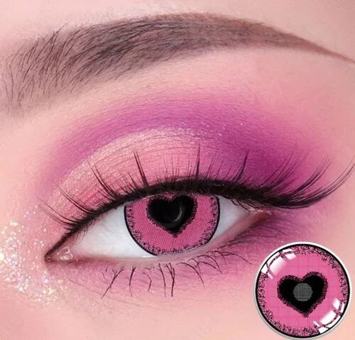 Как выглядят розовые глаза Pink eye ........... in 2020 Aesthetic eyes, Pink eyes, Eye art