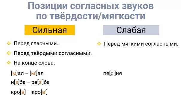 Сильный и слабый звук. Слабая позиция по твердости мягкости согласных. Сильные и слабые позиции согласных по твердости-мягкости. Согласные в сильной и слабой позиции. Сильные и слабые позиции согласных.