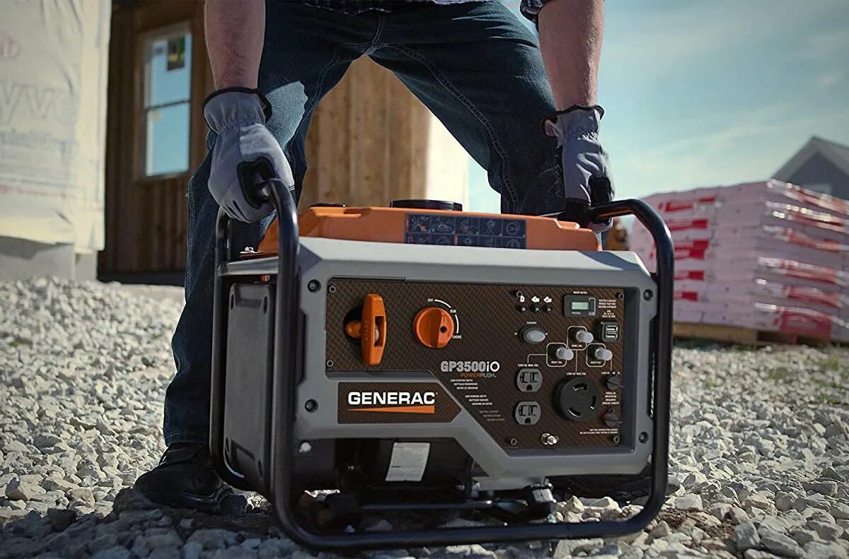 Compact generator. Petrol inverter generator portable 3500w for outdoor work &amp; phone charge 26 kg. 02.01.060.029 генератор br3500io.