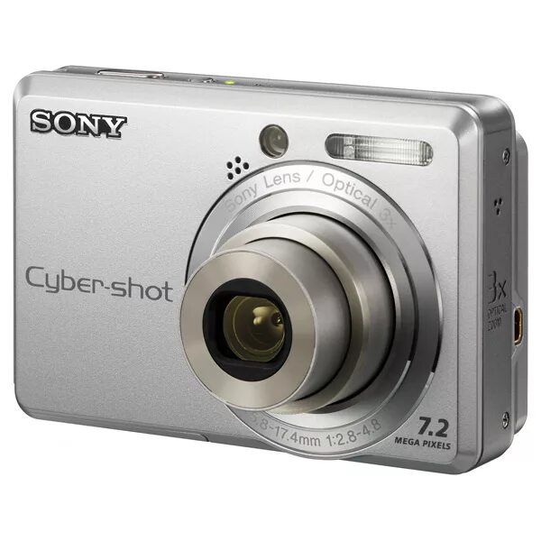 Sony Cyber-shot DSC-S730 7.2 MP Digital Camera - Silver - Free Shipping! eBay