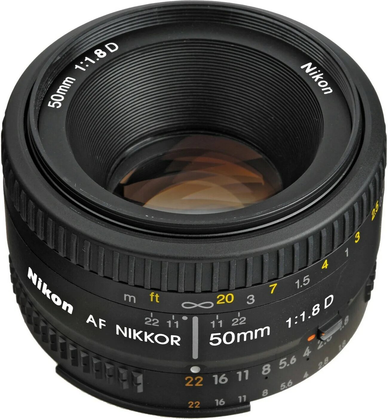 Объектив Nikon 50mm f/1.8d af Nikkor. Af Nikkor 50mm f/1.8d.