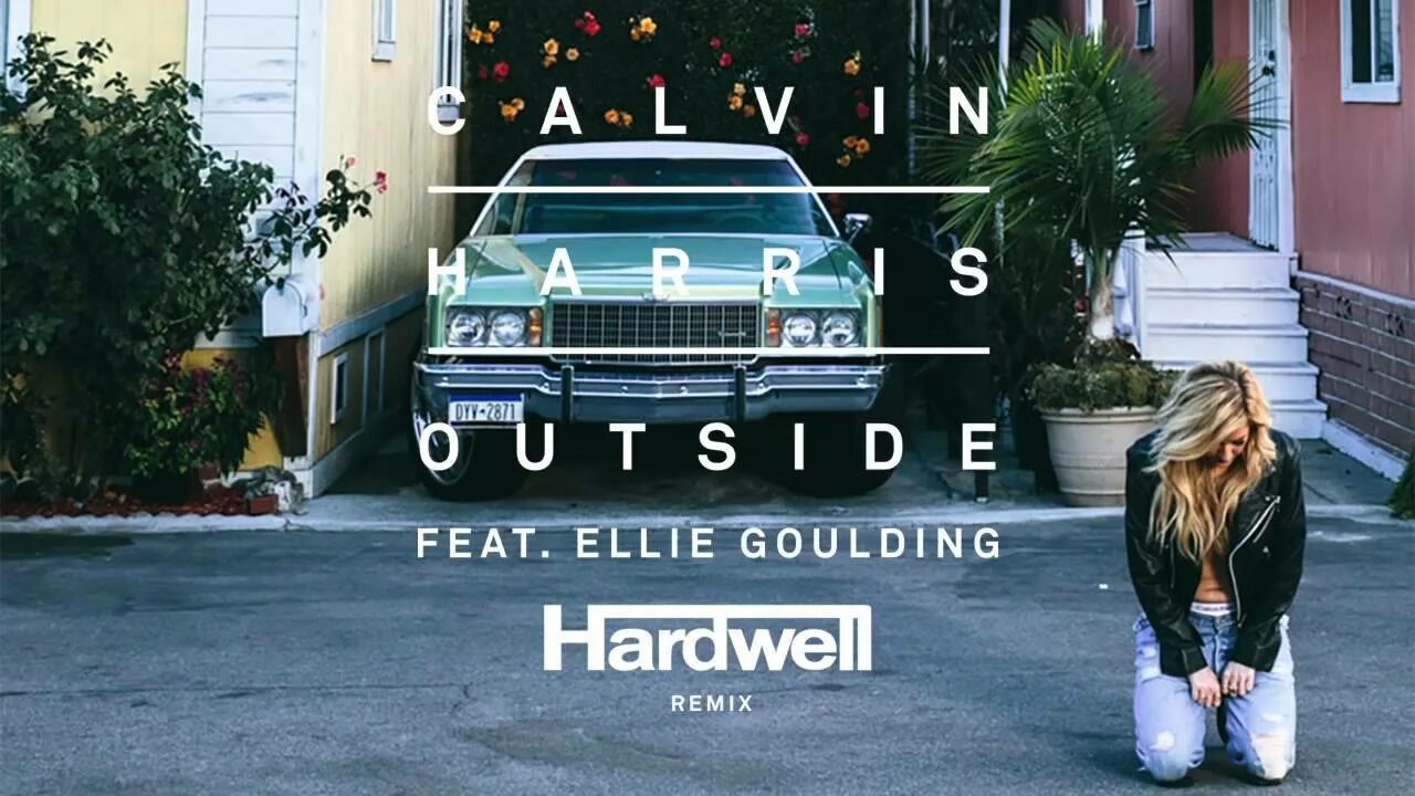 Песня главное ремикс. Calvin Harris Ellie Goulding. Outside Calvin Harris обложка. Аутсайд Кельвин Харрис и Элли Голдинг. Calvin Harris outside ft. Ellie.