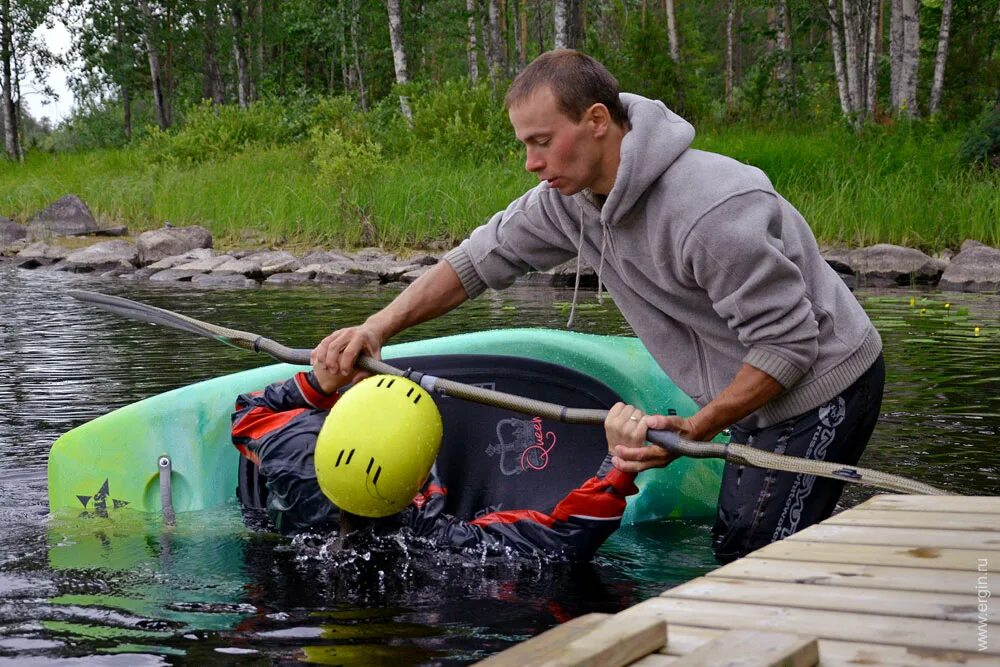 Эскимосский переворот на каяке. Каяк для бурной воды. Переворачивание в воде на каяке. Каяк обучение.