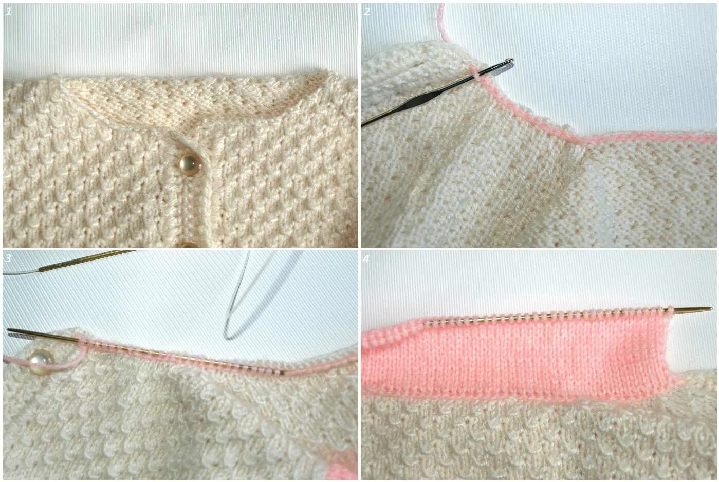 Горловина гольф 2х2 резинка. Обработка горловины вязаных изделий спицами схемы. Влажно-тепловая обработка вязаных изделий спицами. Обработка вязаных изделий спицами. Вшивание молнии в вязаные изделия.
