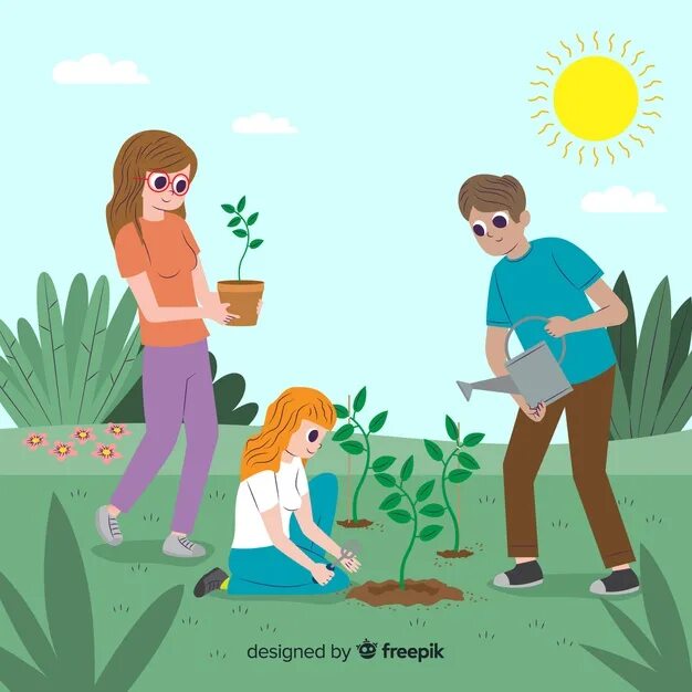 People take care of nature. Растения забота рисунки. Растение которое заботится о людях. Take Care of Garden illustration. Картинки friends take Care of nature.