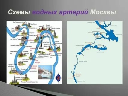 Москва на карте на какой реке