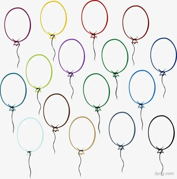 Воздушные шары раскраска. Контуры воздушных шаров для раскрашивания. Нарисовать маленькие шарики. Рисование шариками. Шары раскраска для детей.