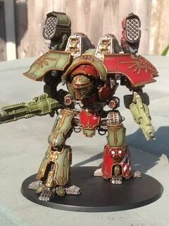 Adeptus Titanicus Legio Gannicus - Warlord Titan Oenomaus Warhammer.