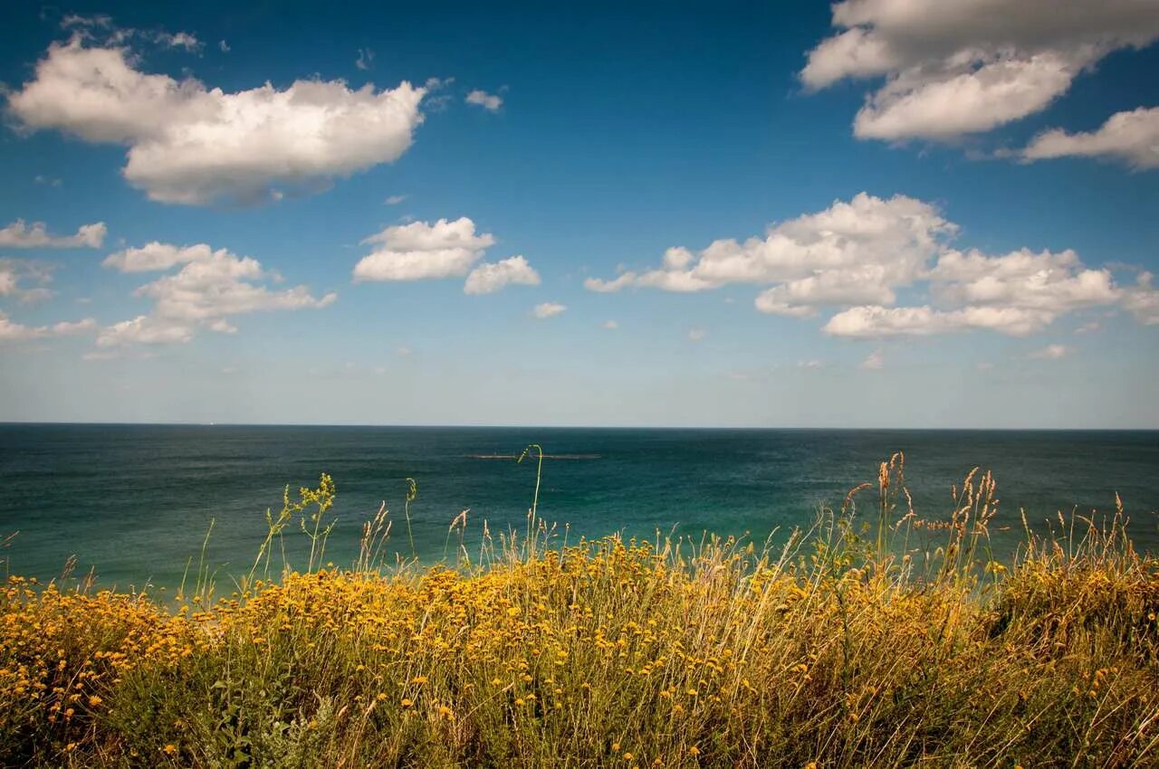 Вдали стали. Азовское море и степь. Море облаков. Море Горизонт. Природа море.