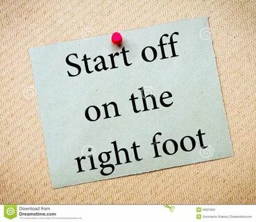 Start off on