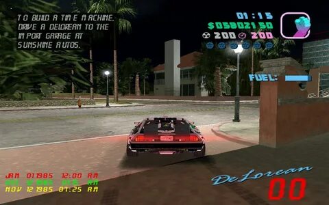 Gta vice city back to the future