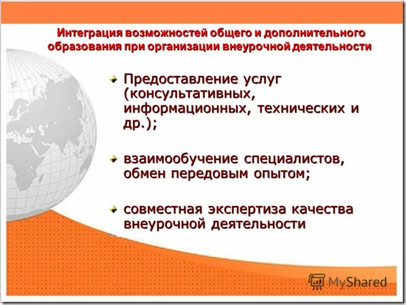 Интегрировать деятельность это