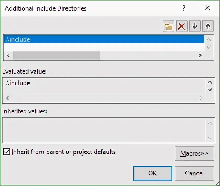 Additional directories. Additional directories