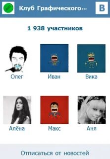 Виджеты групп
