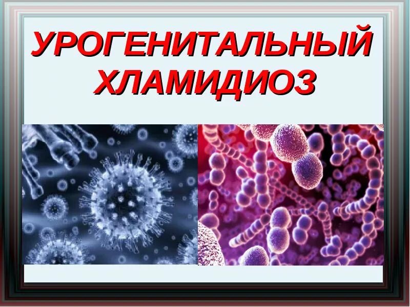 Хламидийные инфекции мочеполового тракта