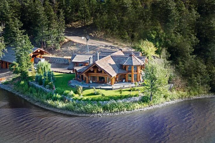35+ Awesome Dreaming Lake House Design Ideas Lake house, House in the woods, Hou