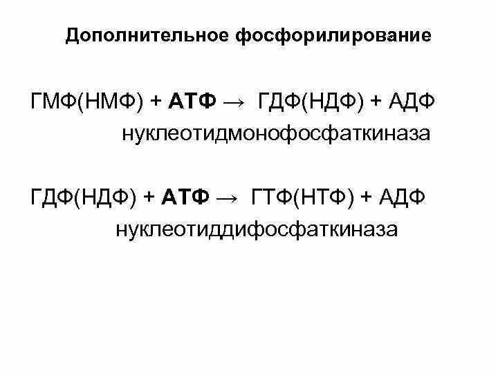 Субстратное фосфорилирование атф. Нуклеозиддифосфаткиназа. Фосфорилирование АДФ. Реакция фосфорилирования АДФ. Основные пути фосфорилирования АДФ И использования АТФ.