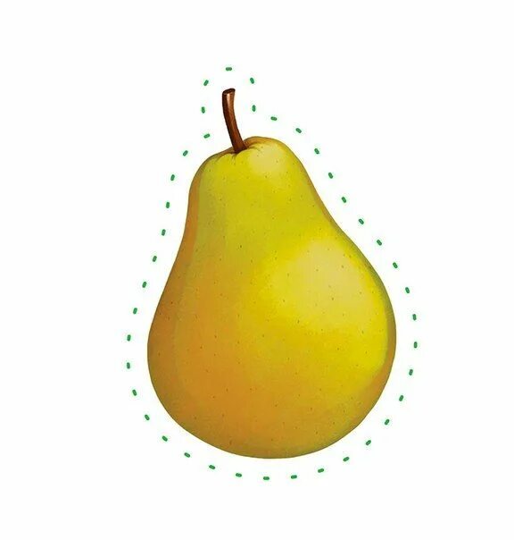 Вырезка груш. Груша для раскрашивания для детей. Груша схематично. Груша из мультика. Груша для вырезания.