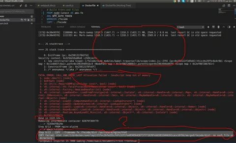 Error no such file or directory