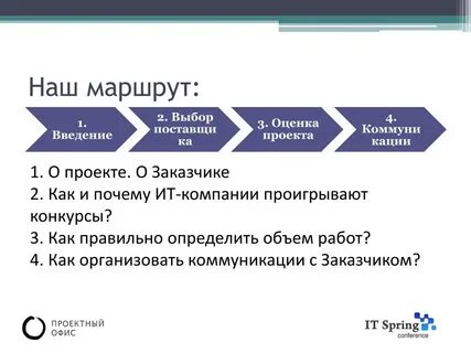 Презентация внедрения проекта