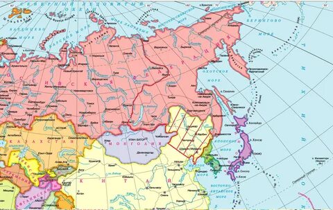 Карта границ востока