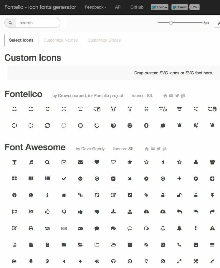 Font generator. Генератор шрифтов. Шрифт Твиттер. Красивые шрифты GITHUB. Entypo-Fontello.