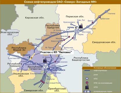 Газопроводы пермского края