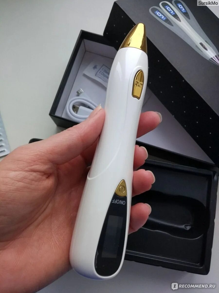 Инструкция point mole beauty pen на русском. Лазерная ручка для удаления папиллом