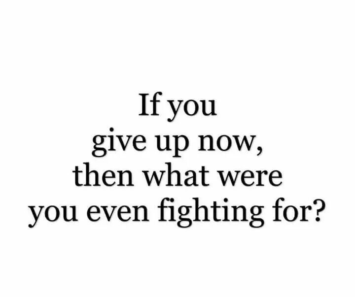 Are you giving me up. You give me strength love and motivation.