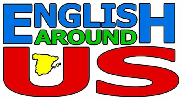 Around на английском. English around us. Around в английском. Логотип для Кружка по английскому языку. Английский вокруг нас.