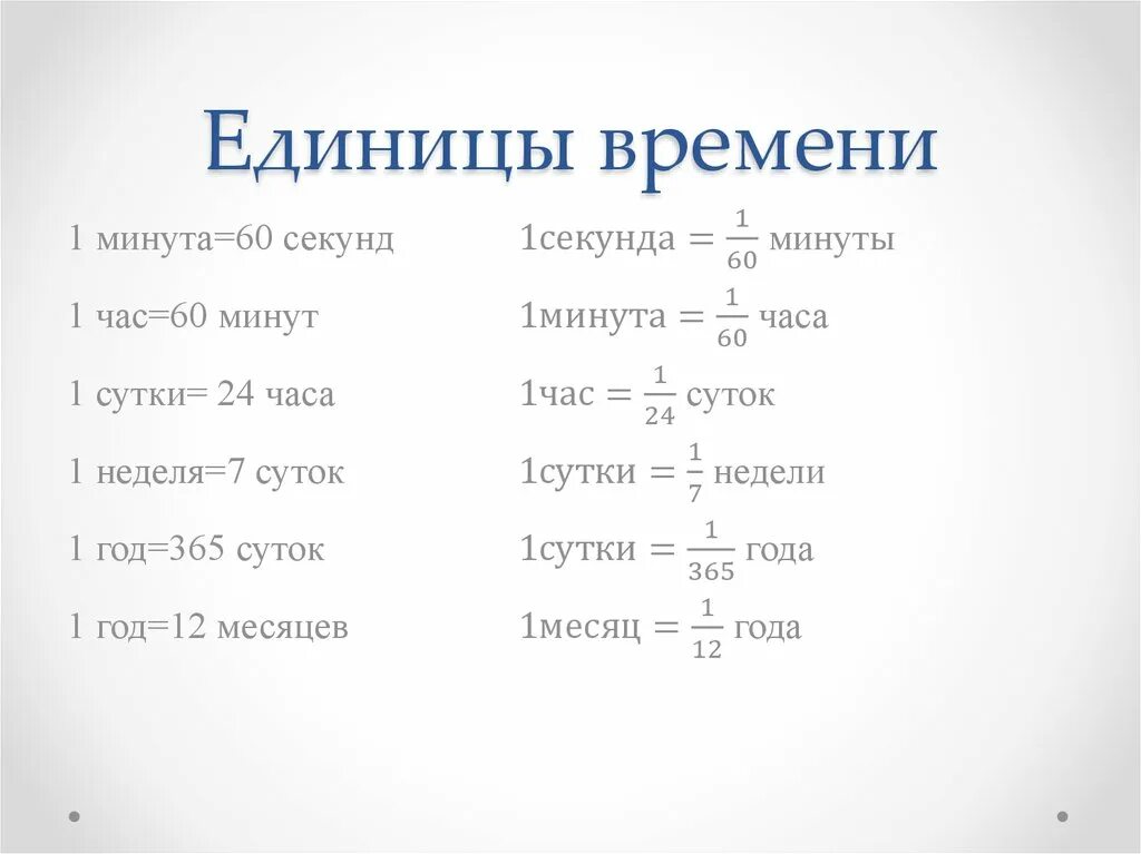 Формула единицы времени. Меры измерения времени таблица. Единицы измерения времени таблица. Таблица перевода времени.