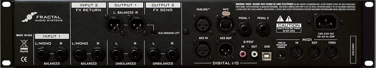 Fractal Audio Axe FX 3 back. Axe FX 2. Гитарный процессор Axe. Fractal FX XL+. Outputs send