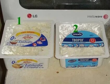 1 пачку творога