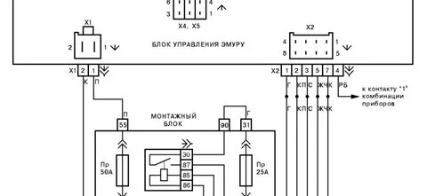 Схема датчика скорости приоры