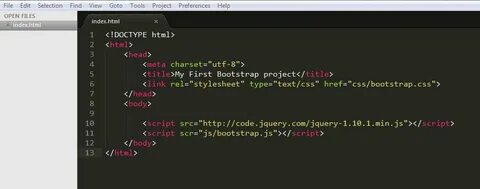 Шапка html