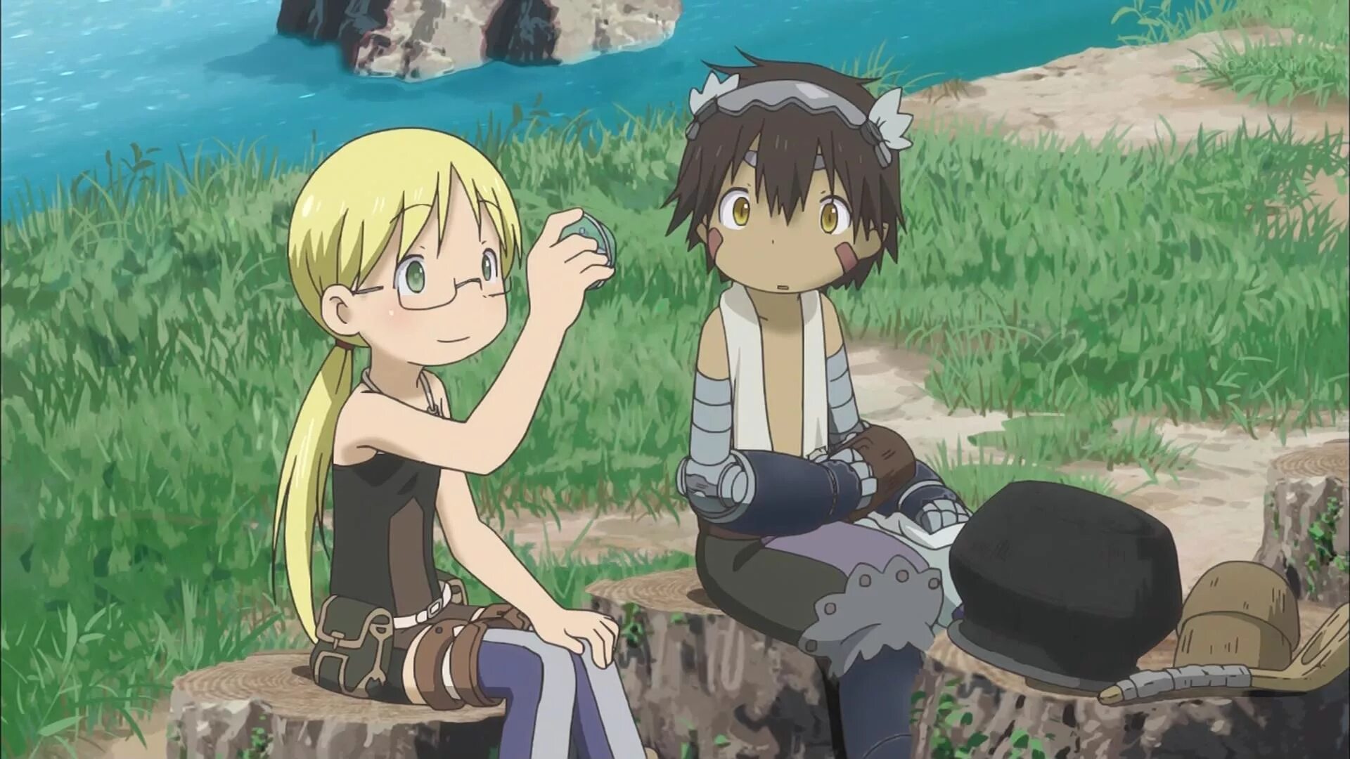 Вакуна созданный в бездне. Созданный в бездне 2 субтитры. Созданный в бездне 2 сезон. Созданный в бездне аниме субтитры. Made in abyss: retsujitsu no ougonkyou.