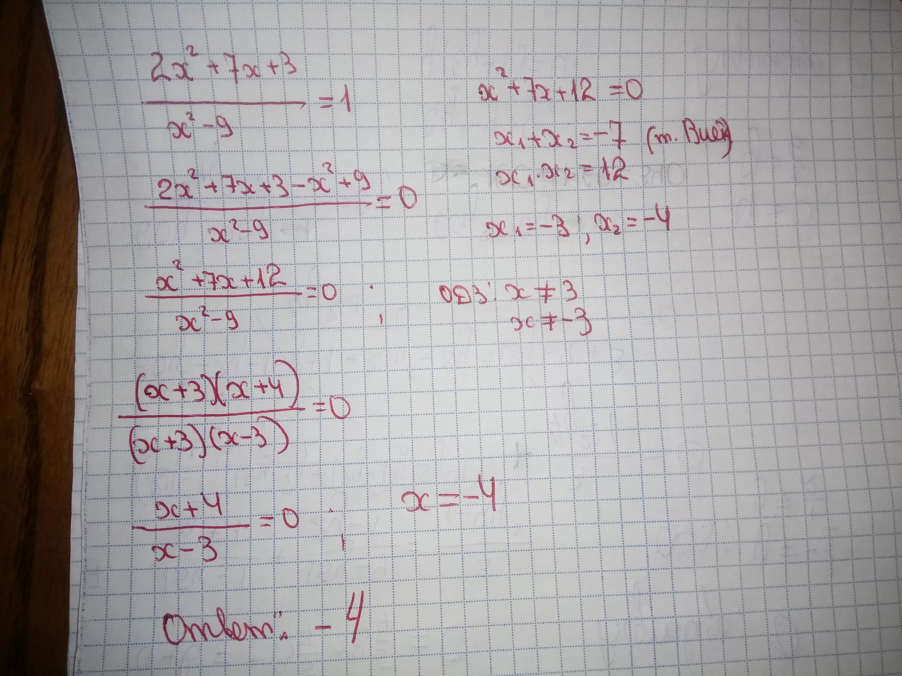 −X2+7x−7. 2(X−7)2. 2x-3=7. 7x-3=2x+7.