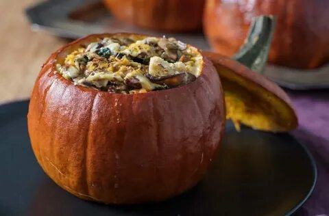 Тыква фаршированная мясом запеченная в духовке рецепты