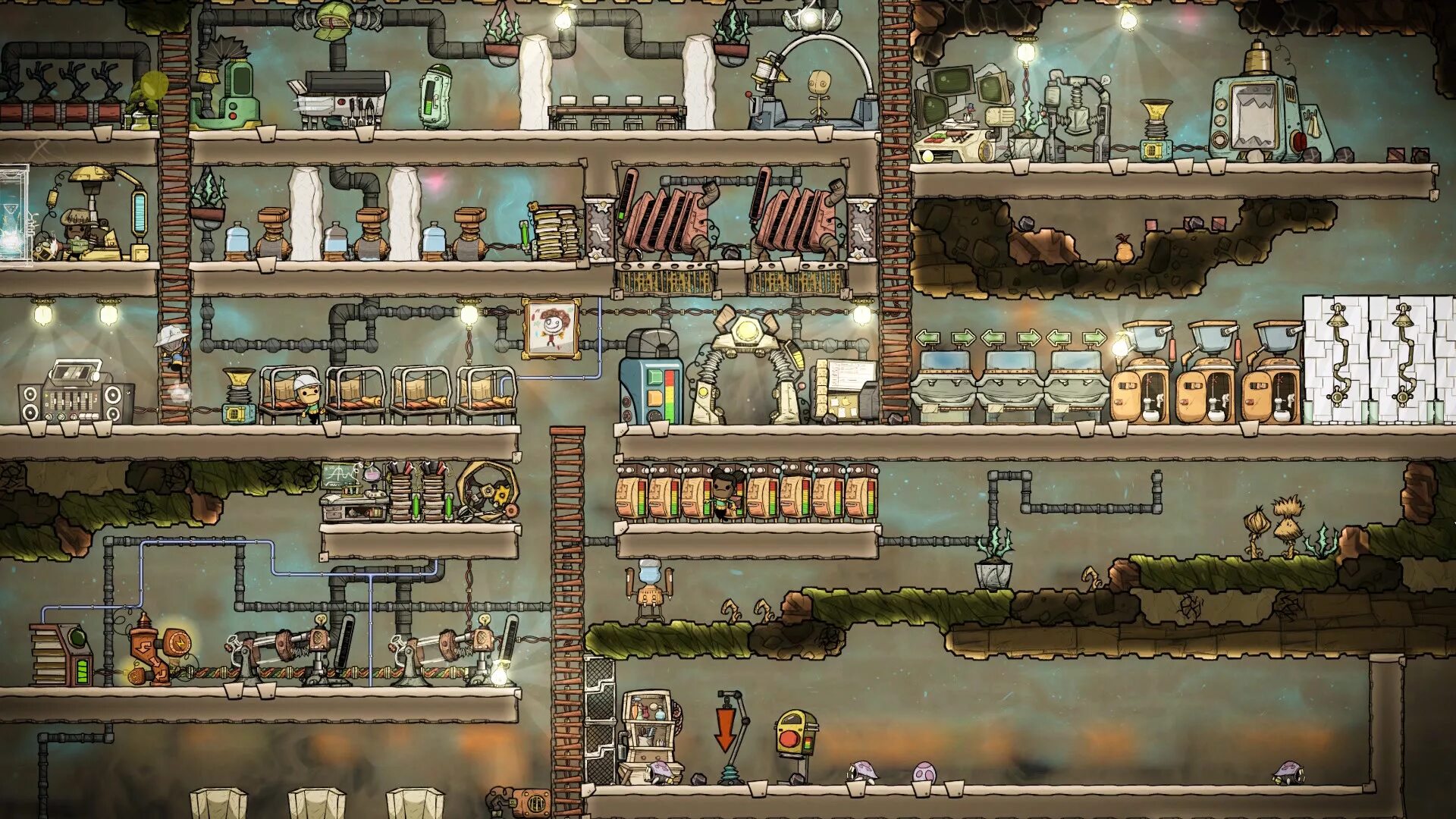 Мир д игра. Игра Oxygen not. Окседжен Найи ин Клюдет. Оксиген нот инклюдед. Oxygen not included лестница.