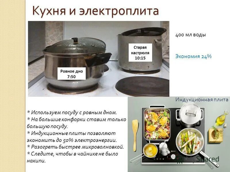 Какую посуду можно ставить на плиту