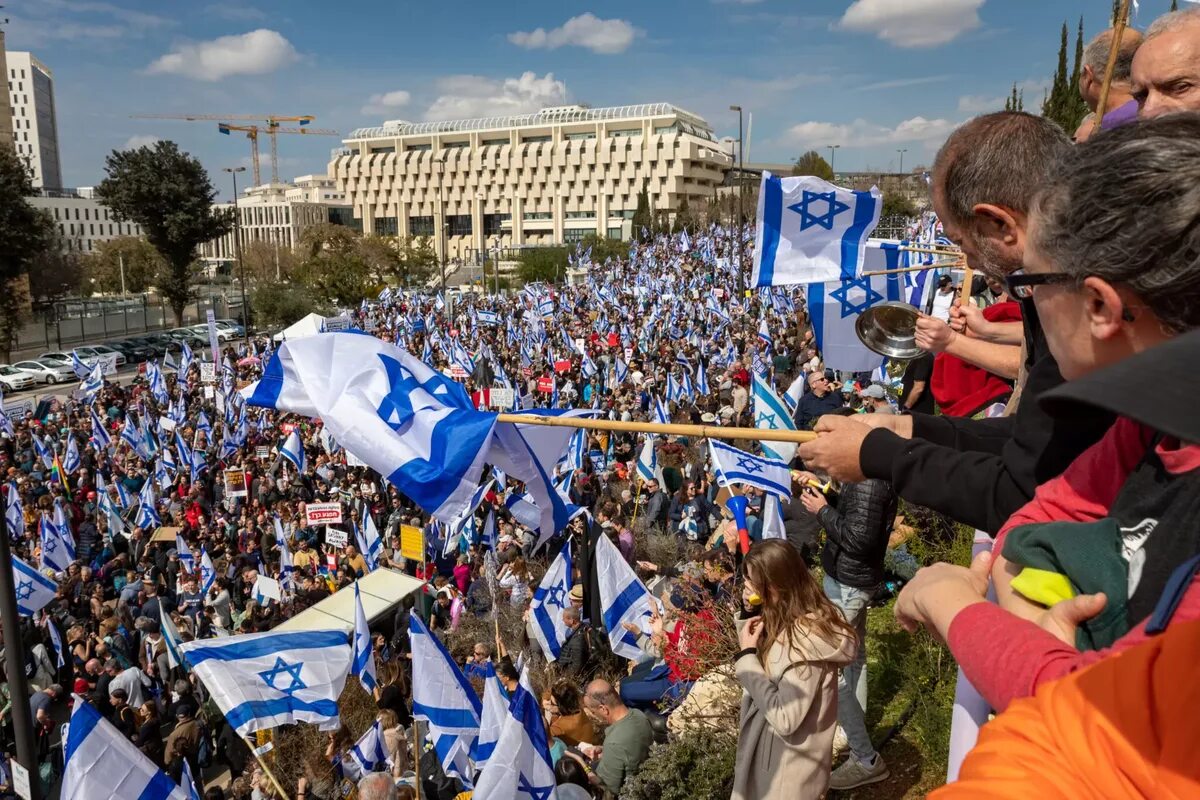 Протесты в Израиле. Демонстрации в Израиле. Протесты в Тель Авиве.