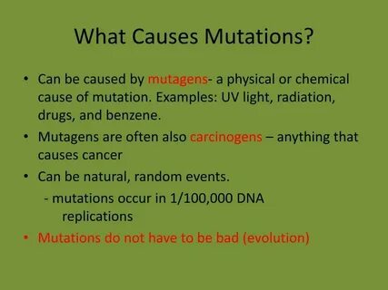 What does it cause